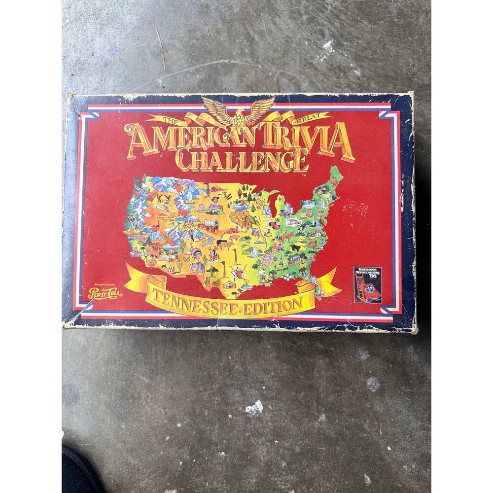 American Trivia Challenge Tennessee Edition Board Game